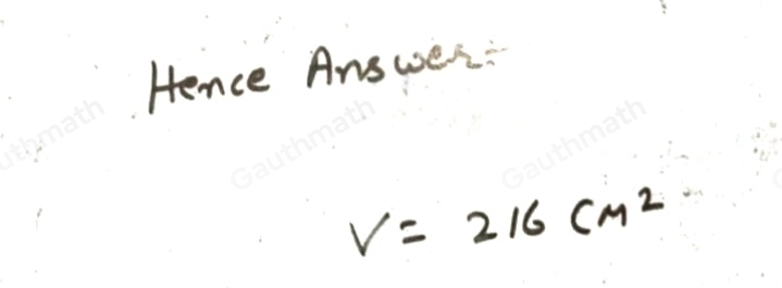 15. Find the volume of the given figure. _ 6cm