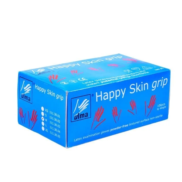 دستکش لاتکس بدون پودر اولما